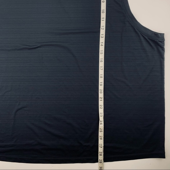 Fabletics Muscle Tank Lightweight Subtle Stripe Black - Picture 8 of 10